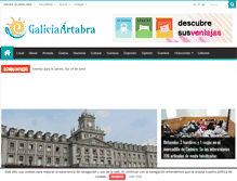 Tablet Screenshot of galiciaartabradigital.com